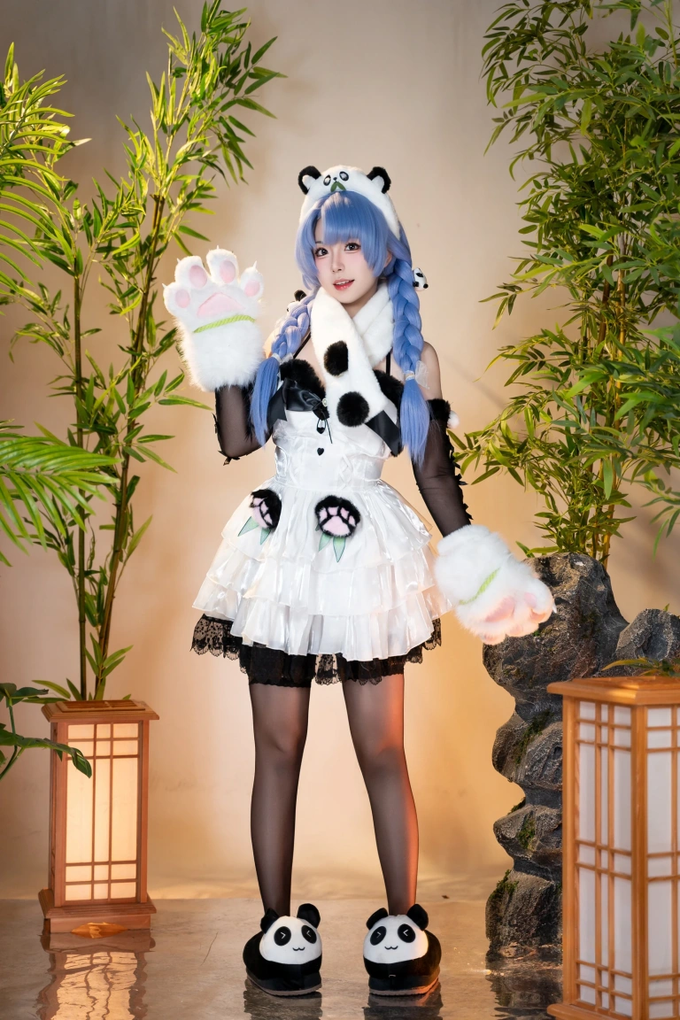 虎森森《永劫无间 沈妙》主题写真：55张全套美图