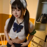 皮皮奶《JK肛塞》主题写真：70张全套美图
