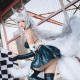 瓜希酱《信浓 轰鸣的银轮》主题写真：16张全套美图
