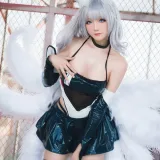 瓜希酱《信浓 轰鸣的银轮》主题写真：16张全套美图