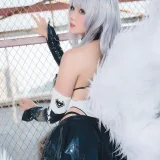 瓜希酱《信浓 轰鸣的银轮》主题写真：16张全套美图