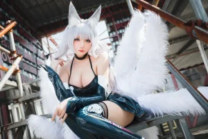 瓜希酱《信浓 轰鸣的银轮》主题写真：16张全套美图
