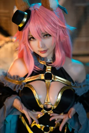 星之迟迟《阴阳师 玉藻前》主题写真：21张全套美图