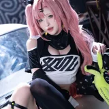 清水由乃《绝区零 妮可》主题写真：26张全套美图