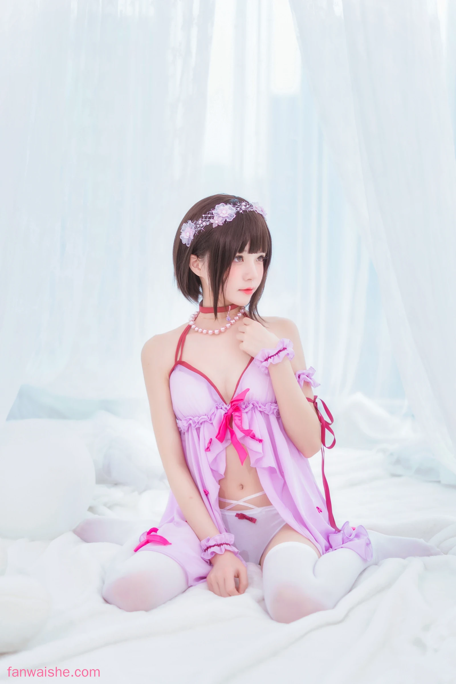 桜桃喵 桜桃喵 NO.054 - 加藤惠 小睡裙