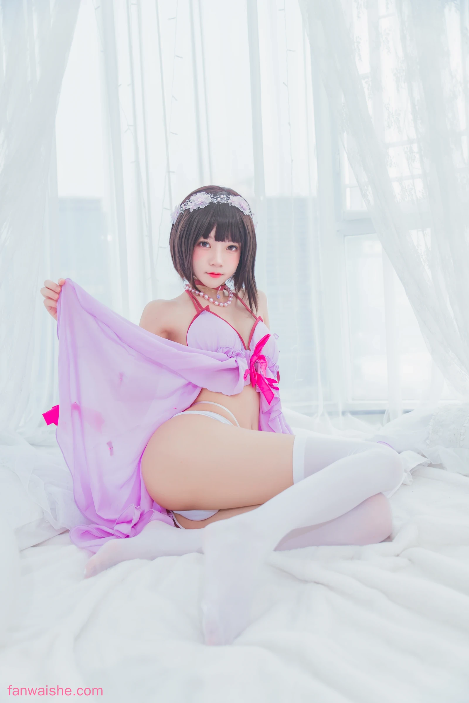 桜桃喵 桜桃喵 NO.054 - 加藤惠 小睡裙