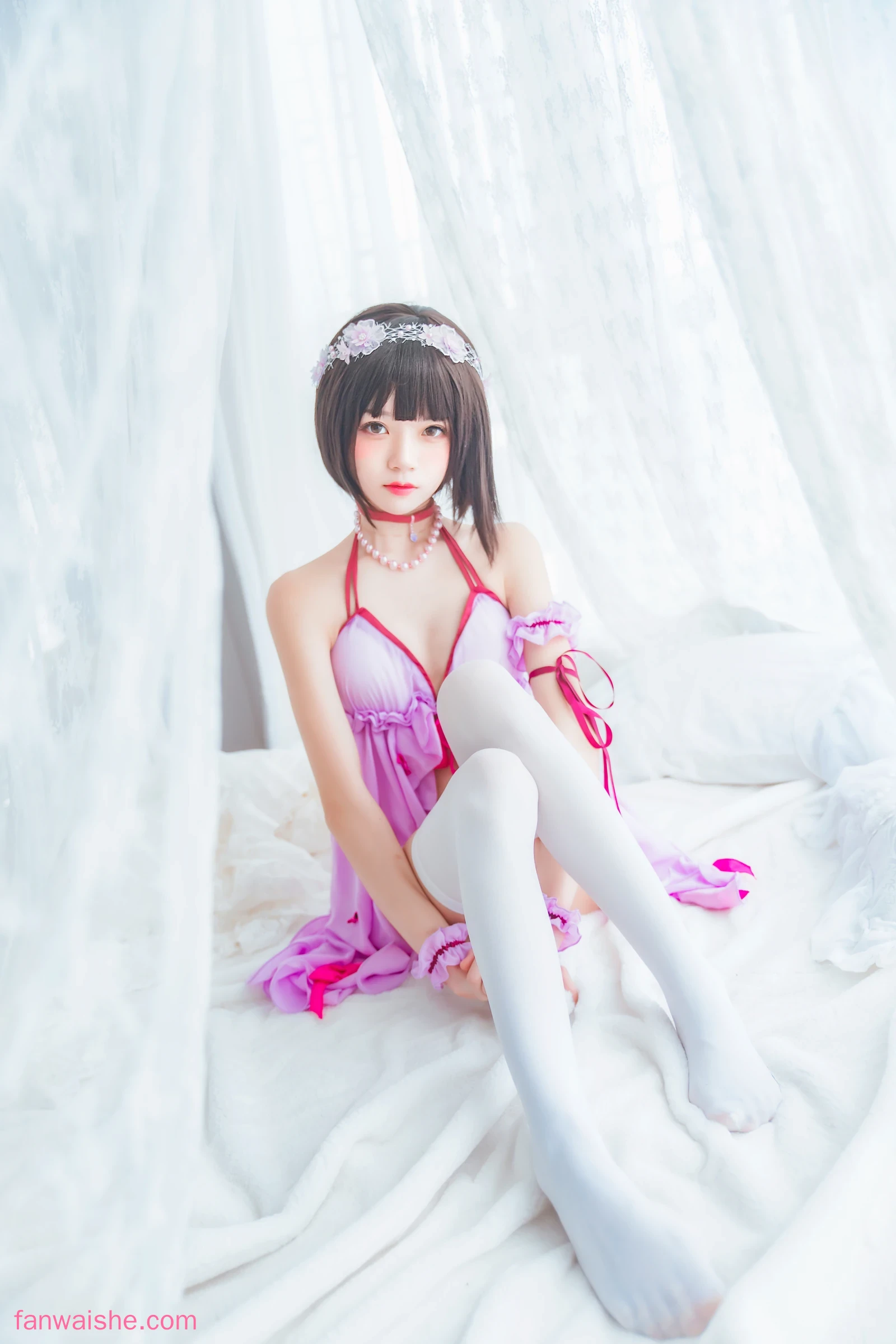 桜桃喵 桜桃喵 NO.054 - 加藤惠 小睡裙