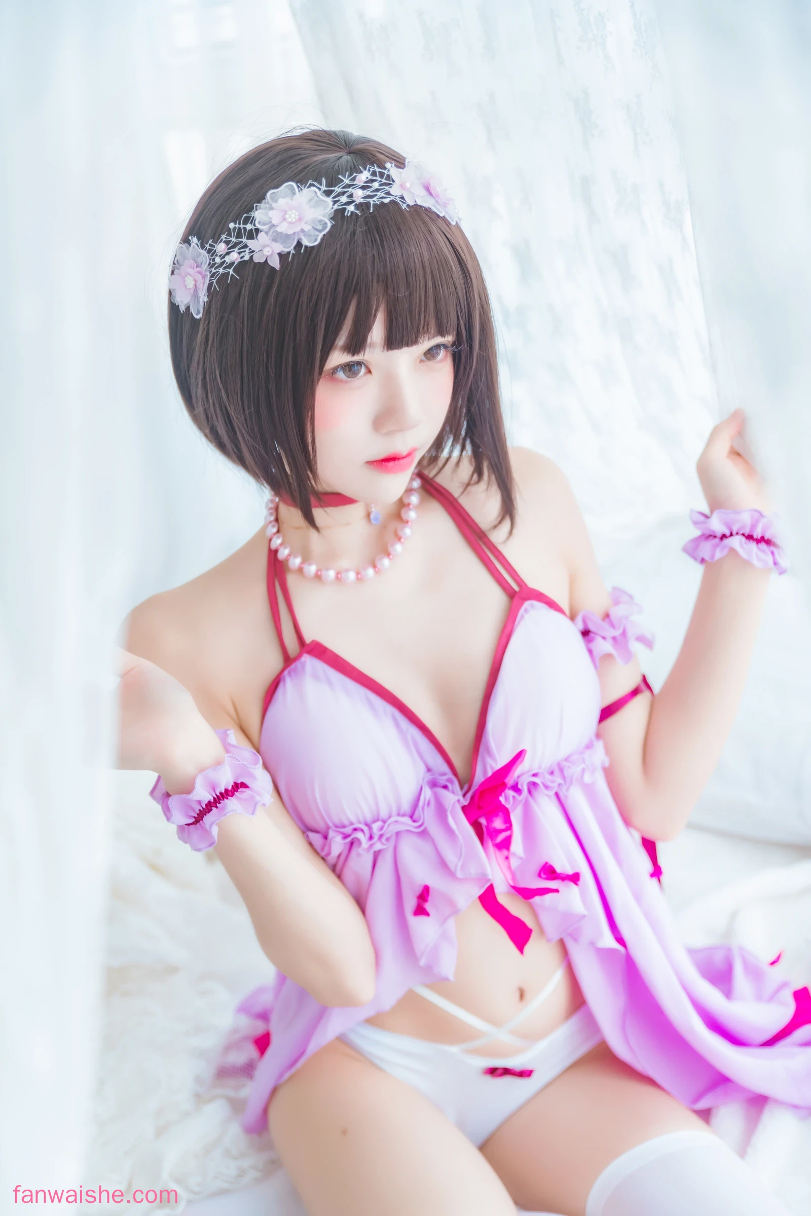 桜桃喵 桜桃喵 NO.054 - 加藤惠 小睡裙