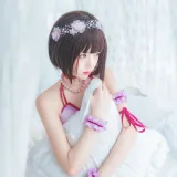 桜桃喵《加藤惠 小睡裙》主题写真：33张全套美图