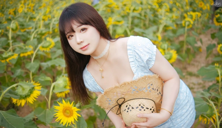 皮皮奶《彼女向日葵》主题写真：35张全套美图
