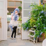 花铃《甘雨女仆》主题写真：41张全套美图