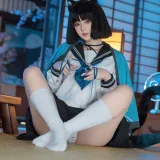 屿鱼《蔚蓝档案 桐生桔梗》主题写真：55张全套美图