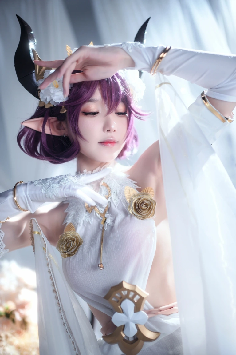 阿包也是兔娘《碧蓝幻想 古蕾娅 龙娘》主题写真：35张全套美图