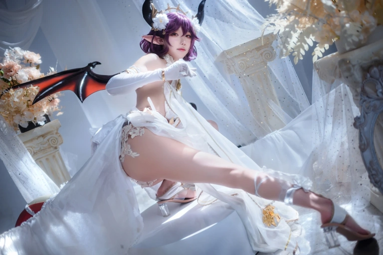 阿包也是兔娘《碧蓝幻想 古蕾娅 龙娘》主题写真：35张全套美图