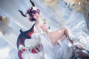 阿包也是兔娘《碧蓝幻想 古蕾娅 龙娘》主题写真：35张全套美图