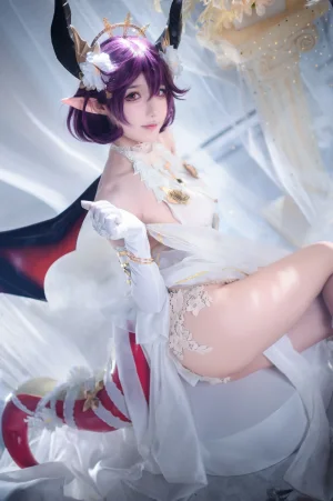 阿包也是兔娘《碧蓝幻想 古蕾娅 龙娘》主题写真：35张全套美图