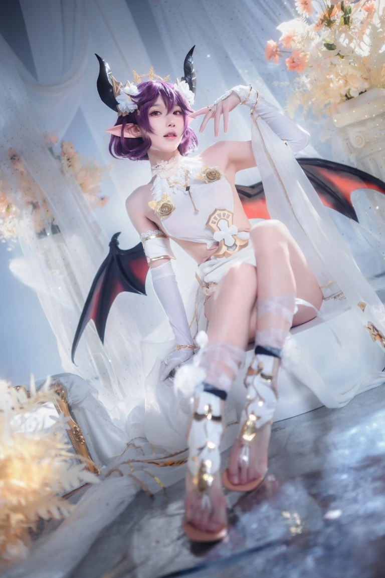 阿包也是兔娘《碧蓝幻想 古蕾娅 龙娘》主题写真：35张全套美图