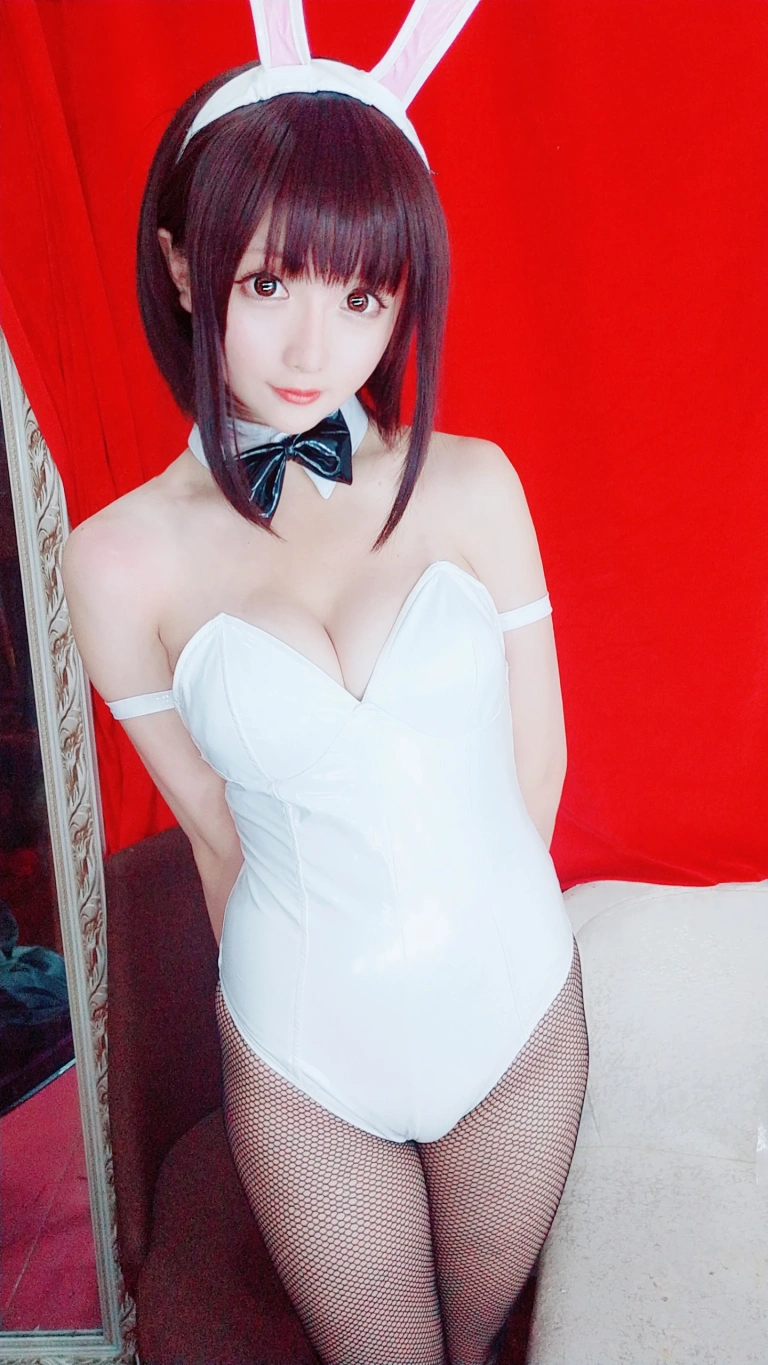 星之迟迟《加藤惠 兔女郎》主题写真：46张全套美图，含1个视频