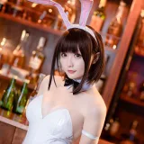 星之迟迟《加藤惠 兔女郎》主题写真：46张全套美图，含1个视频