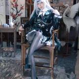 屿鱼《绝区零 仪玄·墨形影踪》主题写真：50张全套美图