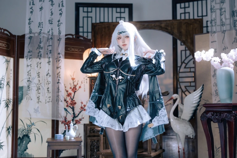 屿鱼《绝区零 仪玄·墨形影踪》主题写真：50张全套美图