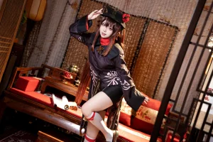 虎森森《原神 胡桃》主题写真：51张全套美图