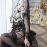 白烨《魔女黑丝》主题写真：73张全套美图，含14个视频