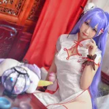 面饼仙儿《旗袍COS》主题写真：20张全套美图