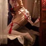 面饼仙儿《旗袍COS》主题写真：20张全套美图