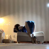 皮皮奶《蓝色旗袍》主题写真：17张全套美图，含1个视频