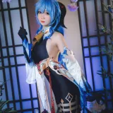 焖焖碳《原神 甘雨》主题写真：23张全套美图