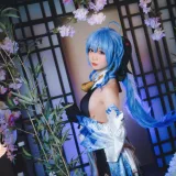 焖焖碳《原神 甘雨》主题写真：23张全套美图