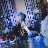 焖焖碳《原神 甘雨》主题写真：23张全套美图