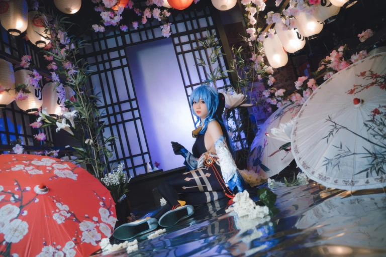 焖焖碳《原神 甘雨》主题写真：23张全套美图