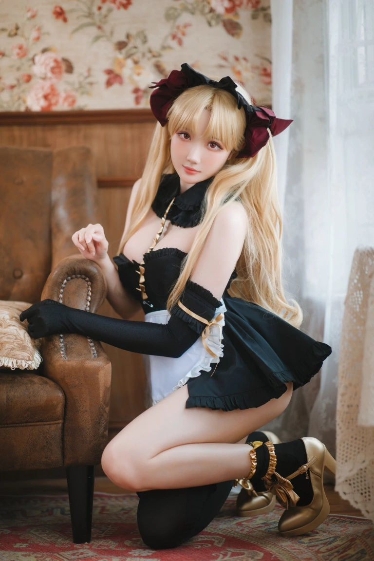 瓜希酱《艾蕾女仆》主题写真：23张全套美图