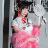 面饼仙儿《旗袍爱宕》主题写真：25张全套美图