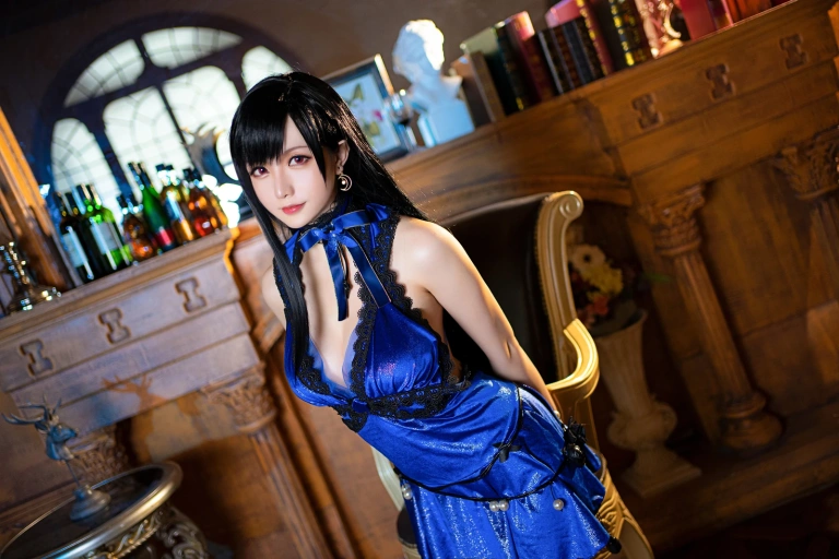 星之迟迟《蒂法》主题写真：28张全套美图
