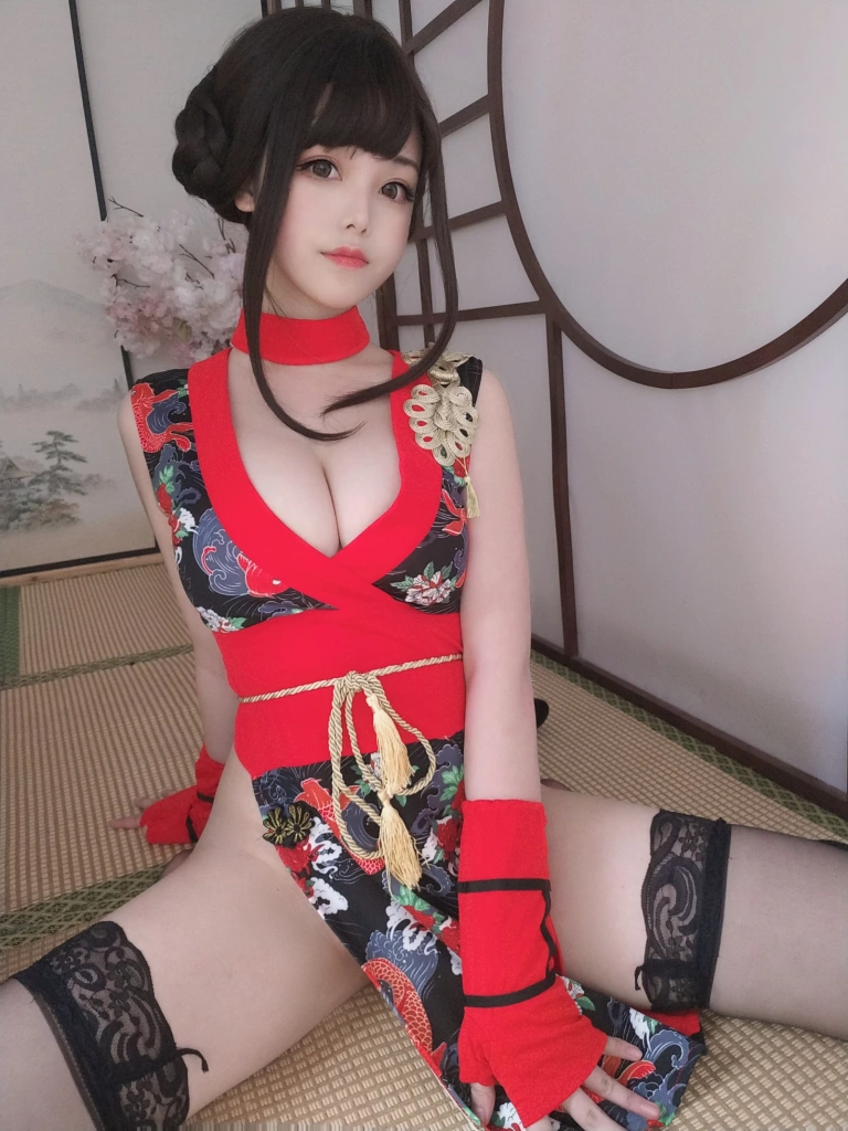 蜜汁猫裘《红武士》主题写真：40张全套美图
