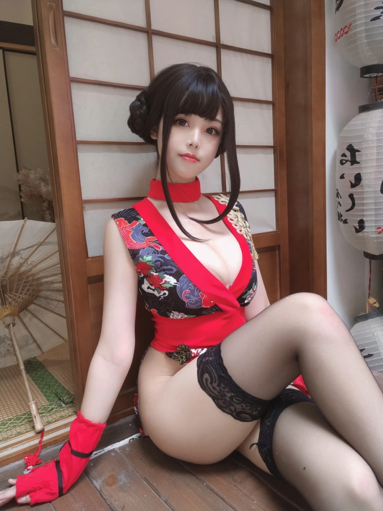 蜜汁猫裘《红武士》主题写真：40张全套美图