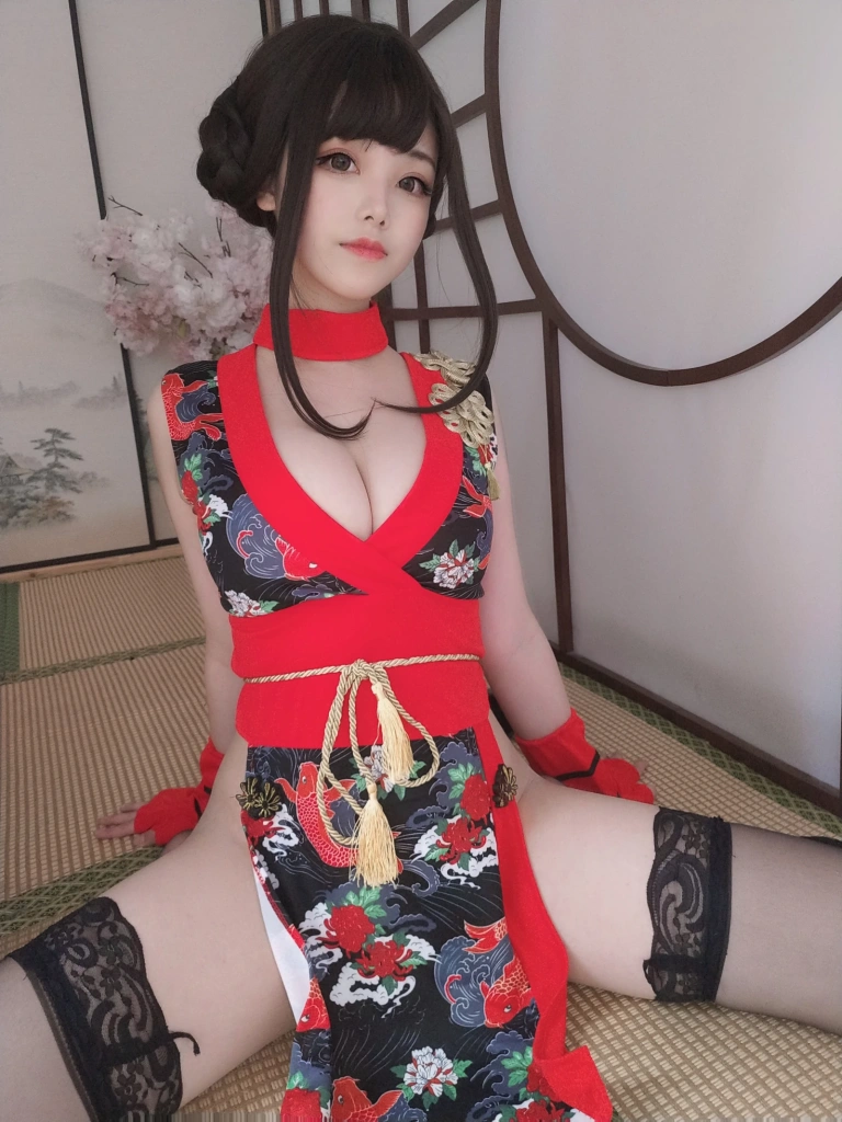 蜜汁猫裘《红武士》主题写真：40张全套美图