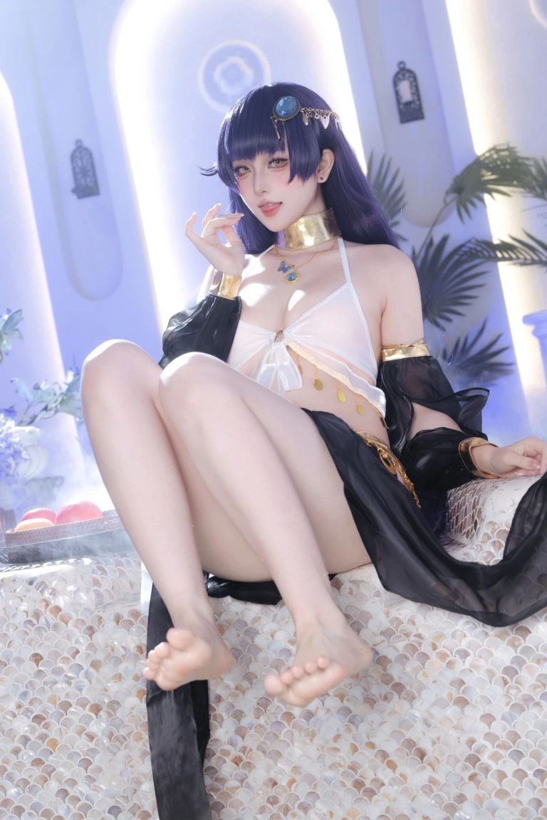 屿鱼《碧蓝航线 吾妻同人舞娘》主题写真：45张全套美图