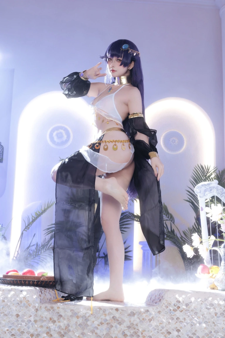 屿鱼《碧蓝航线 吾妻同人舞娘》主题写真：45张全套美图