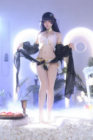 屿鱼《碧蓝航线 吾妻同人舞娘》主题写真：45张全套美图