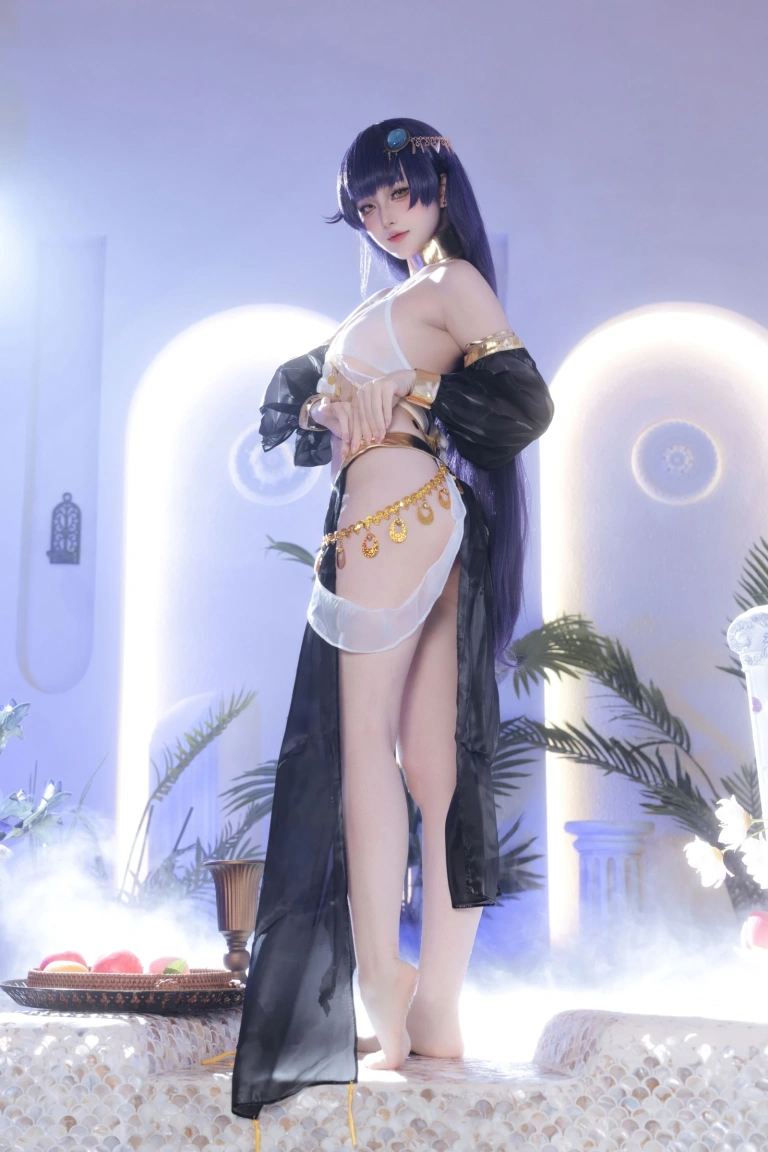 屿鱼《碧蓝航线 吾妻同人舞娘》主题写真：45张全套美图