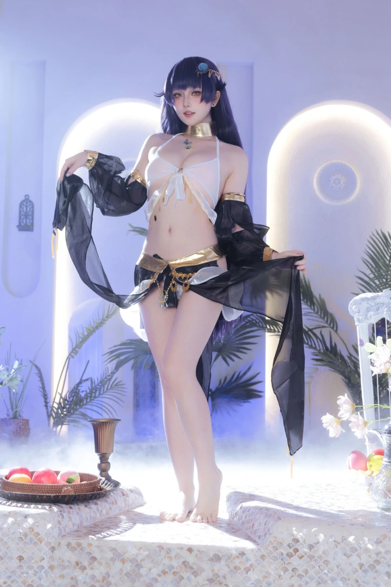 屿鱼《碧蓝航线 吾妻同人舞娘》主题写真：45张全套美图