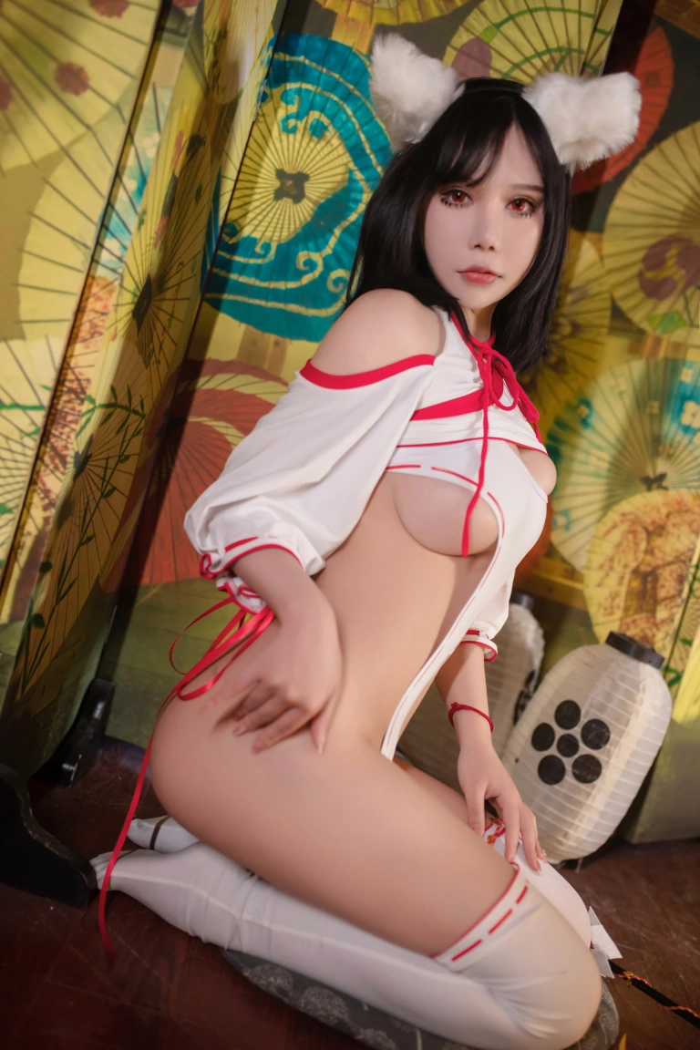 抱走莫子《神社巫女》主题写真：48张全套美图，含4个视频