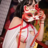 抱走莫子《神社巫女》主题写真：48张全套美图，含4个视频