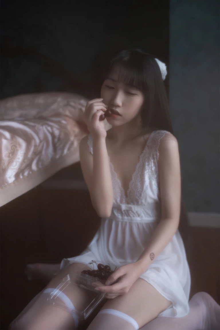 不呆猫《白月光》主题写真：53张全套美图