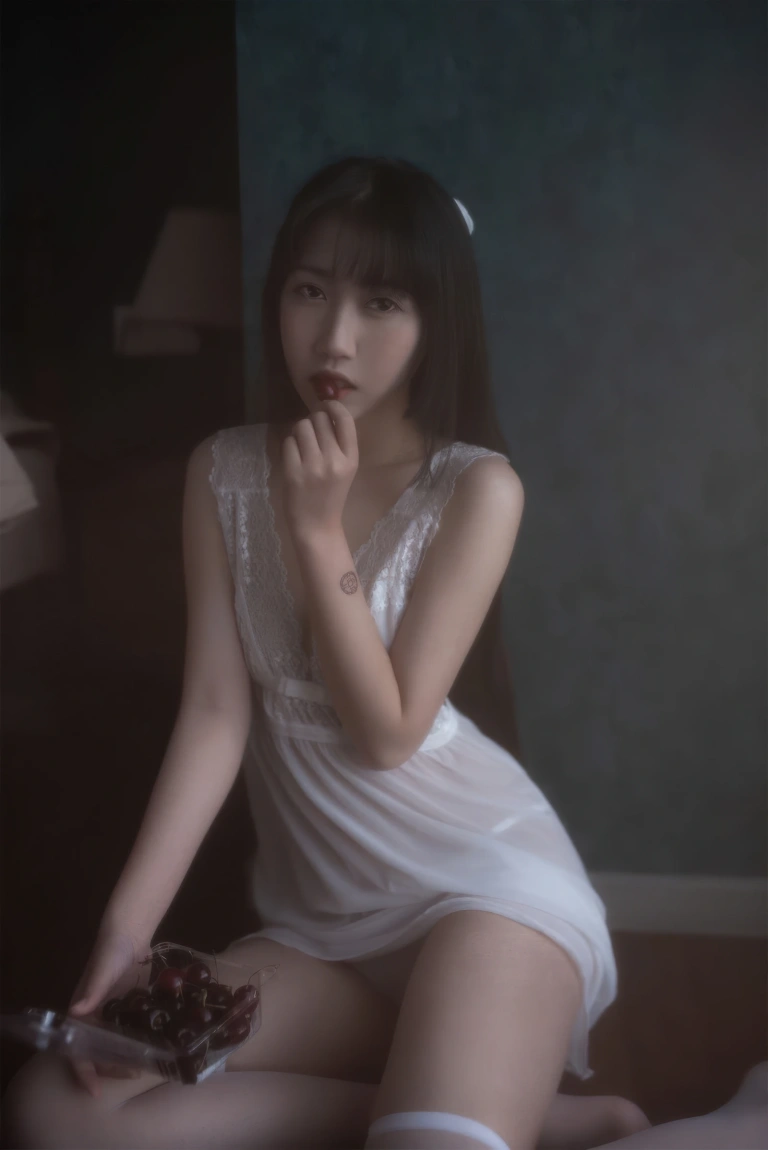 不呆猫《白月光》主题写真：53张全套美图
