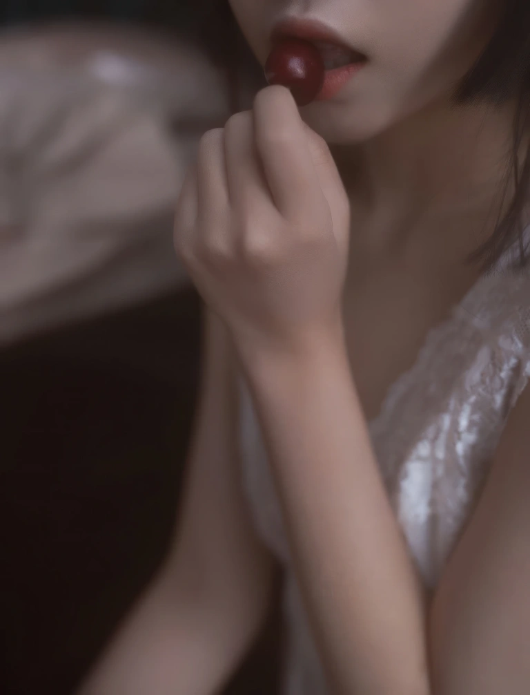 不呆猫《白月光》主题写真：53张全套美图